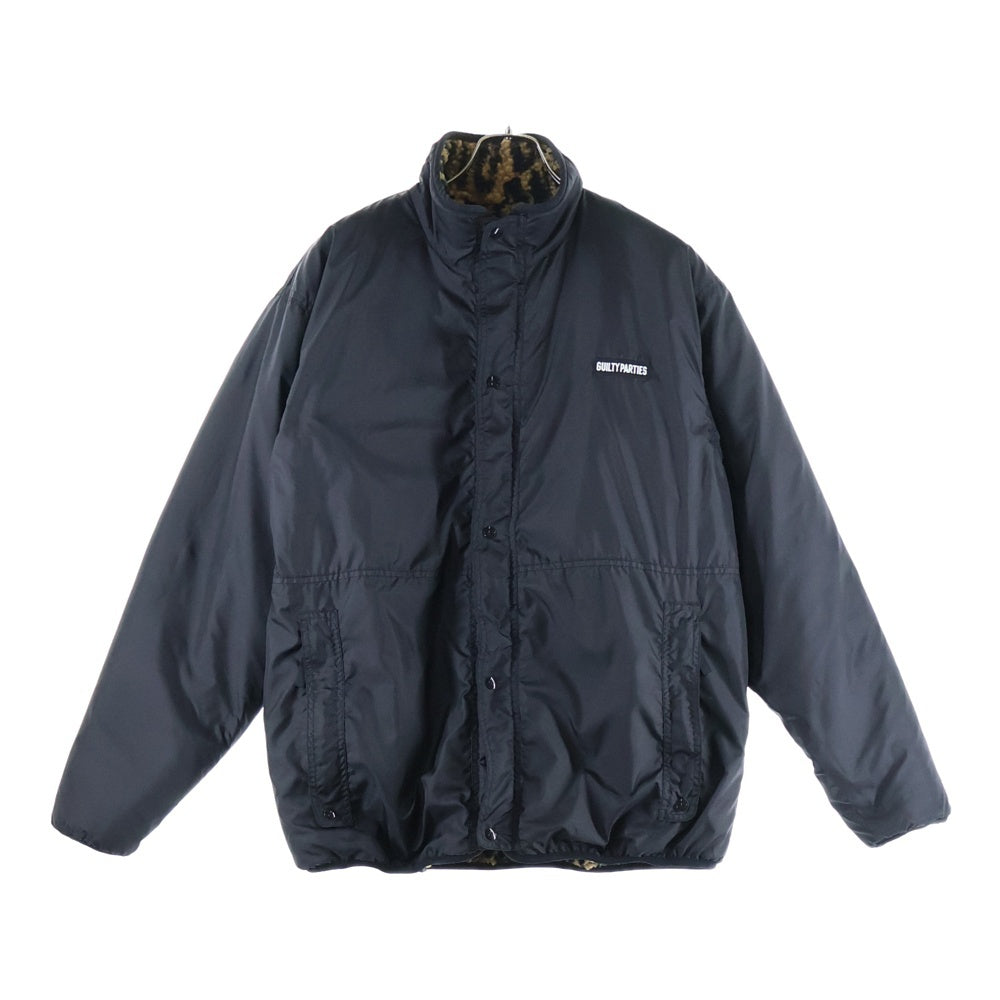 WACKO MARIA(ワコマリア) REVERSIBLE LEOPARD BOA FLEECE JACKET 23FW-WMO-OD06 レオパード リバーシブル フリースジャケット ブラウン/ブラック