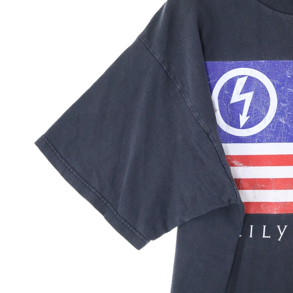 VINTAGE(ヴィンテージ) 90S Marilyn Manson AMERICAN FLAG 星条旗 Tシャツ ブラック