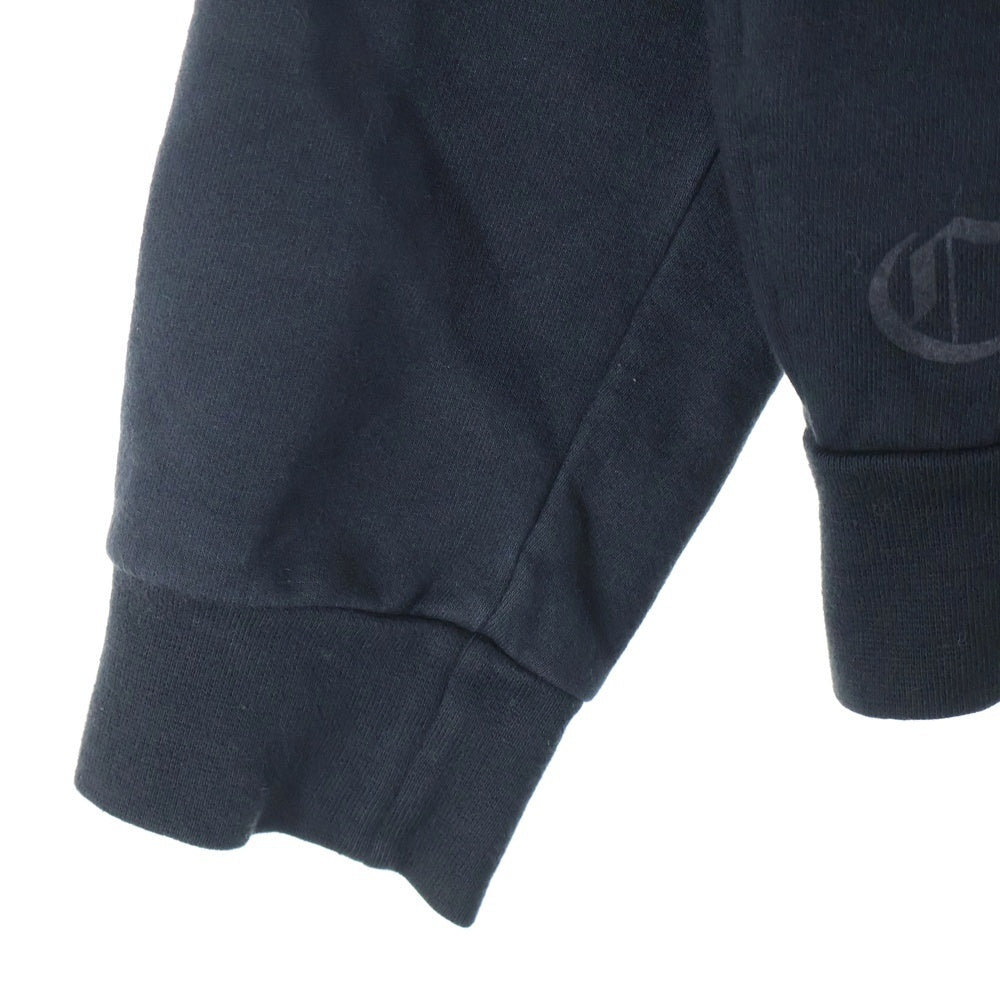 CHROME HEARTS(クロムハーツ) Horseshoe L/S Sweatshirt ホースシュープリント 袖フローラル スウェットトレーナー ブラック