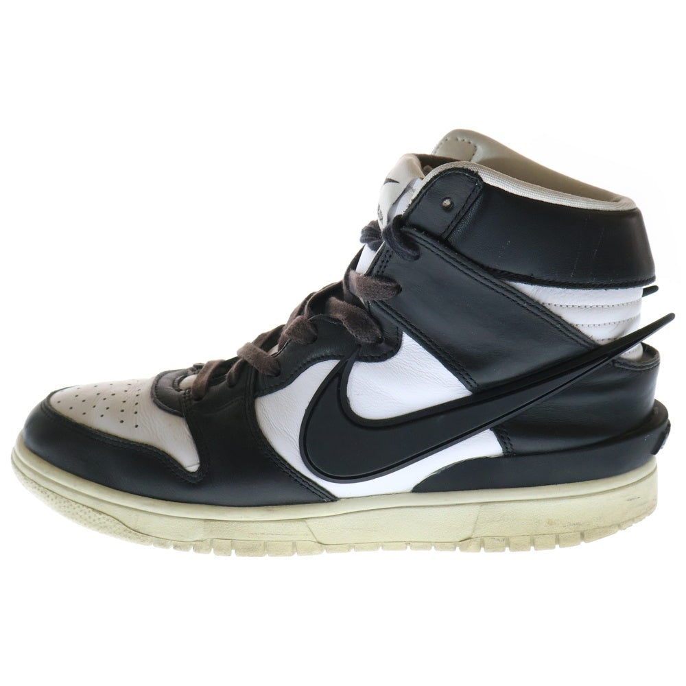 NIKE(ナイキ) ×AMBUSH DUNK HI BLACK CU7544-001 ×アンブッシュ ダンク ハイカットスニーカー ホワイト/ブラック US9/27.0cm