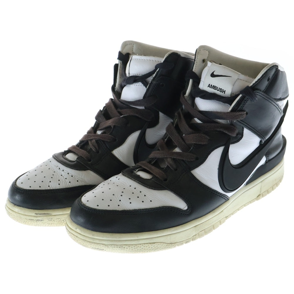 NIKE(ナイキ) ×AMBUSH DUNK HI BLACK CU7544-001 ×アンブッシュ ダンク ハイカットスニーカー ホワイト/ブラック US9/27.0cm