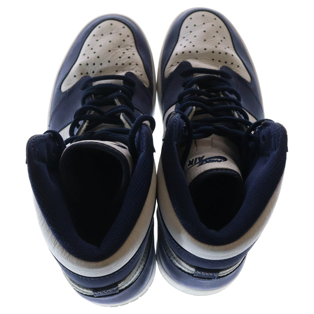NIKE(ナイキ) AIR JORDAN 1 HIGH OG CO.JP MIDNIGHT NAVY 2020 DC1788-100 エアジョーダン 1 ミッドナイトネイビー ハイカットスニーカー ホワイト/ネイビー US9/27.0cm