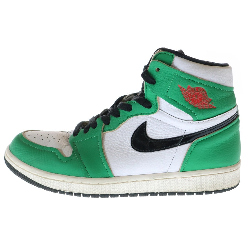 NIKE(ナイキ) WMNS AIR JORDAN 1 HIGH OG LUCKY GREEN DB4612-300 ウィメンズ エアジョーダン1 ラッキーグリーン ハイカットスニーカー ホワイト/グリーン US10/27cm