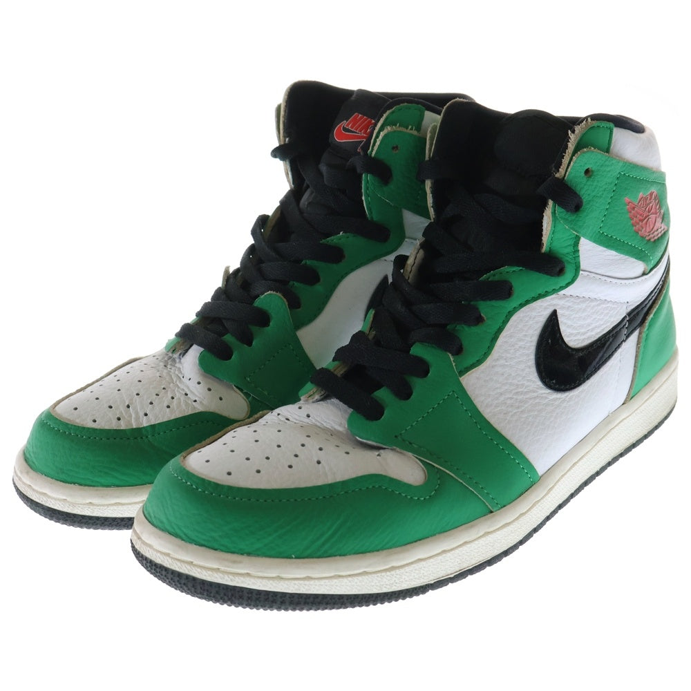 NIKE(ナイキ) WMNS AIR JORDAN 1 HIGH OG LUCKY GREEN DB4612-300 ウィメンズ エアジョーダン1 ラッキーグリーン ハイカットスニーカー ホワイト/グリーン US10/27cm