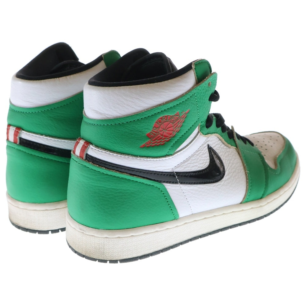 NIKE(ナイキ) WMNS AIR JORDAN 1 HIGH OG LUCKY GREEN DB4612-300 ウィメンズ エアジョーダン1 ラッキーグリーン ハイカットスニーカー ホワイト/グリーン US10/27cm