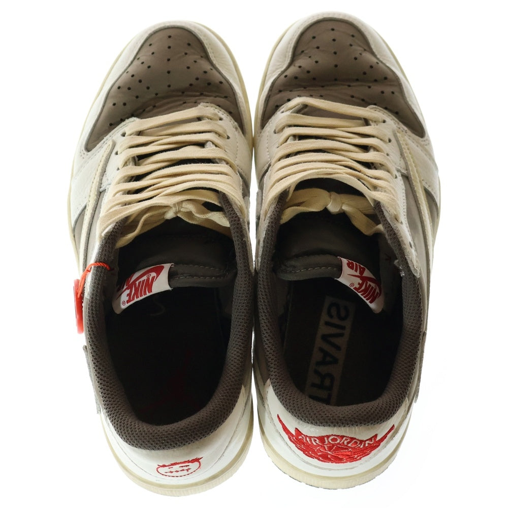 NIKE(ナイキ) ×TRAVIS SCOTT AIR JORDAN 1 LOW OG REVERSE MOCHA DM7866-162 トラヴィススコット エアジョーダン1 ローカットスニーカー リバースモカ ブラウン US8/26.0cm