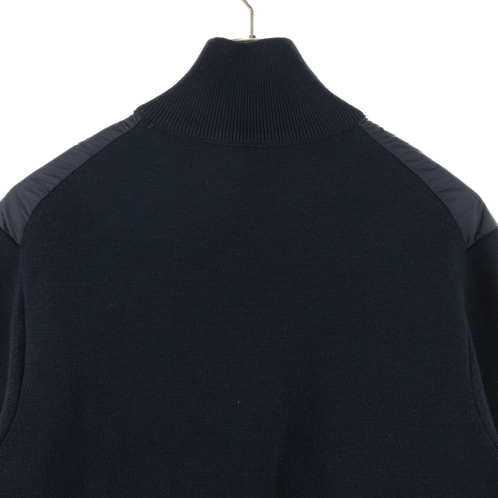 MONCLER(モンクレール) CARDIGAN TRICOT F20919B50700 ニット切替 カーディガン ダウンジャケット ブラック
