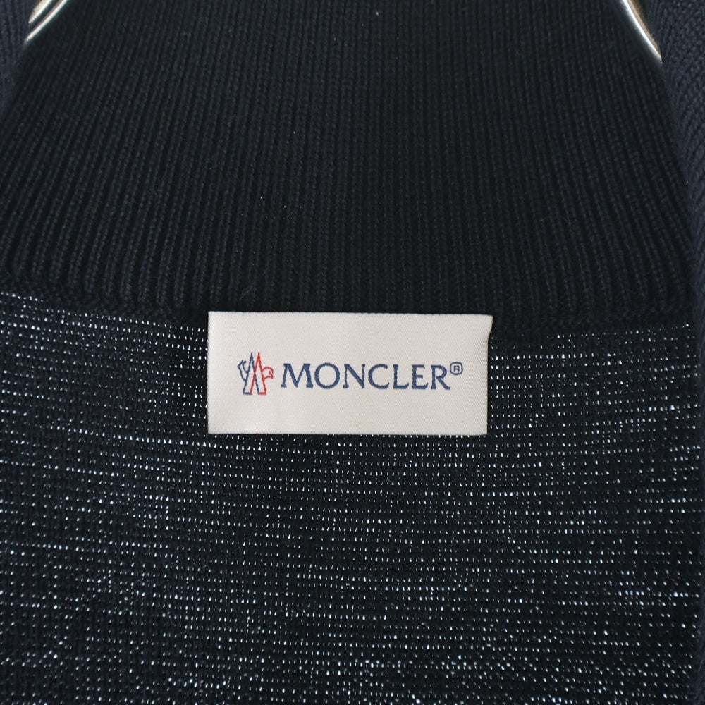 MONCLER(モンクレール) CARDIGAN TRICOT F20919B50700 ニット切替 カーディガン ダウンジャケット ブラック