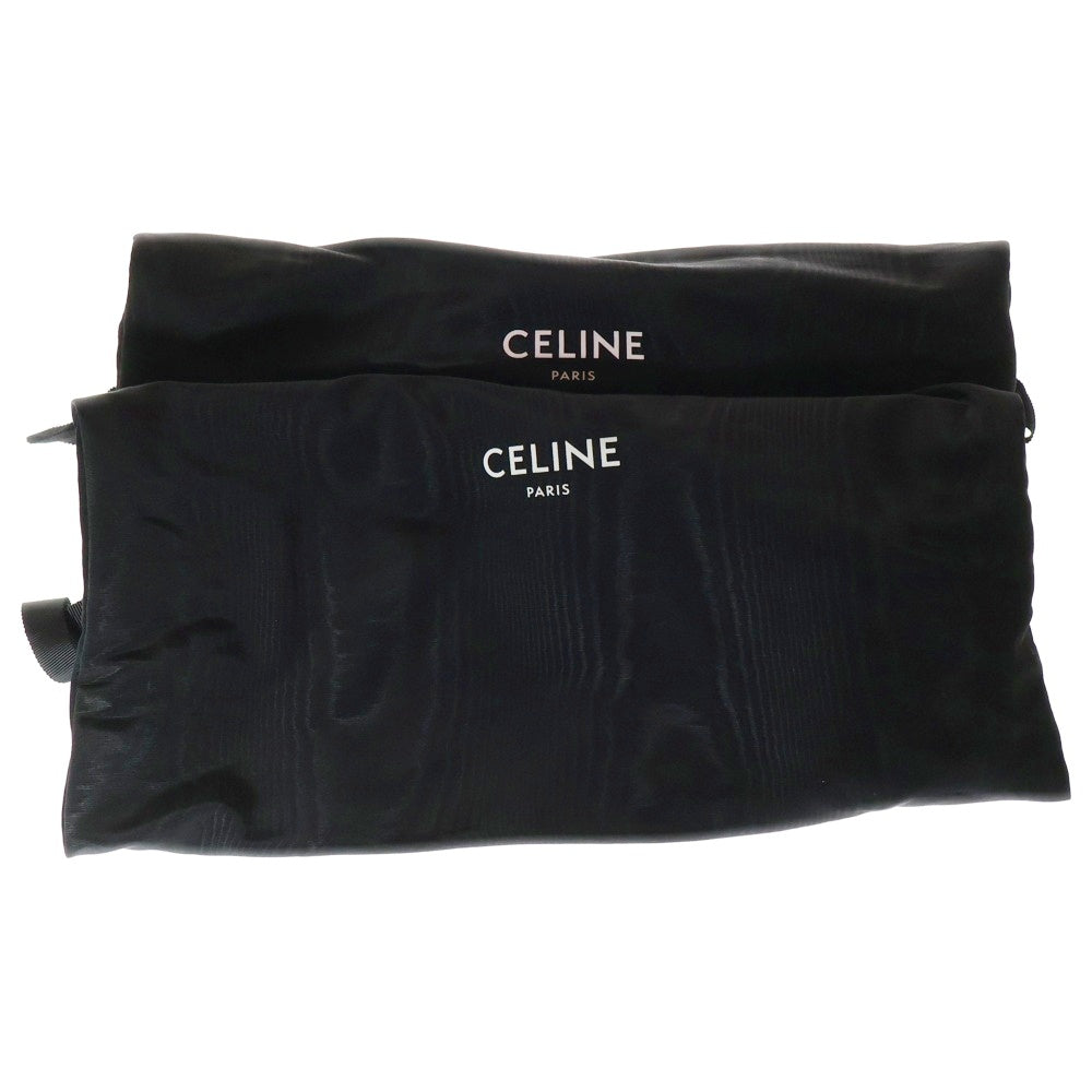 CELINE(セリーヌ) Les Bois Leather Wedge Sandal ウェッジソールサンダル ブラウン BF1119