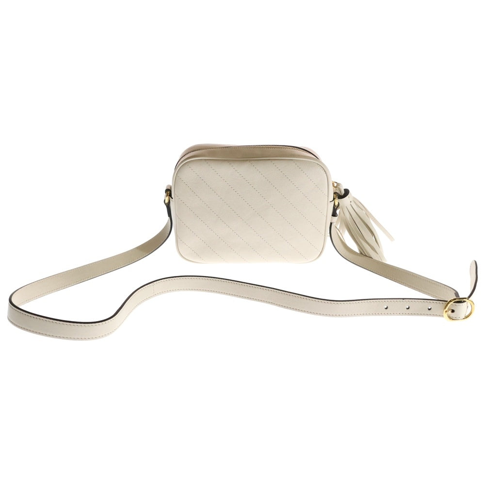 GUCCI(グッチ) BLONDIE ブロンディ レザー スモール ショルダー カメラバッグ ホワイト 742360