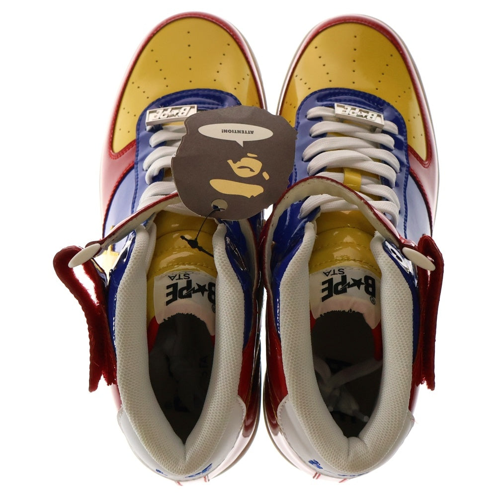 A BATHING APE(アベイシングエイプ) BAPESTA MID M2 ローカットスニーカー マルチカラー 605384854