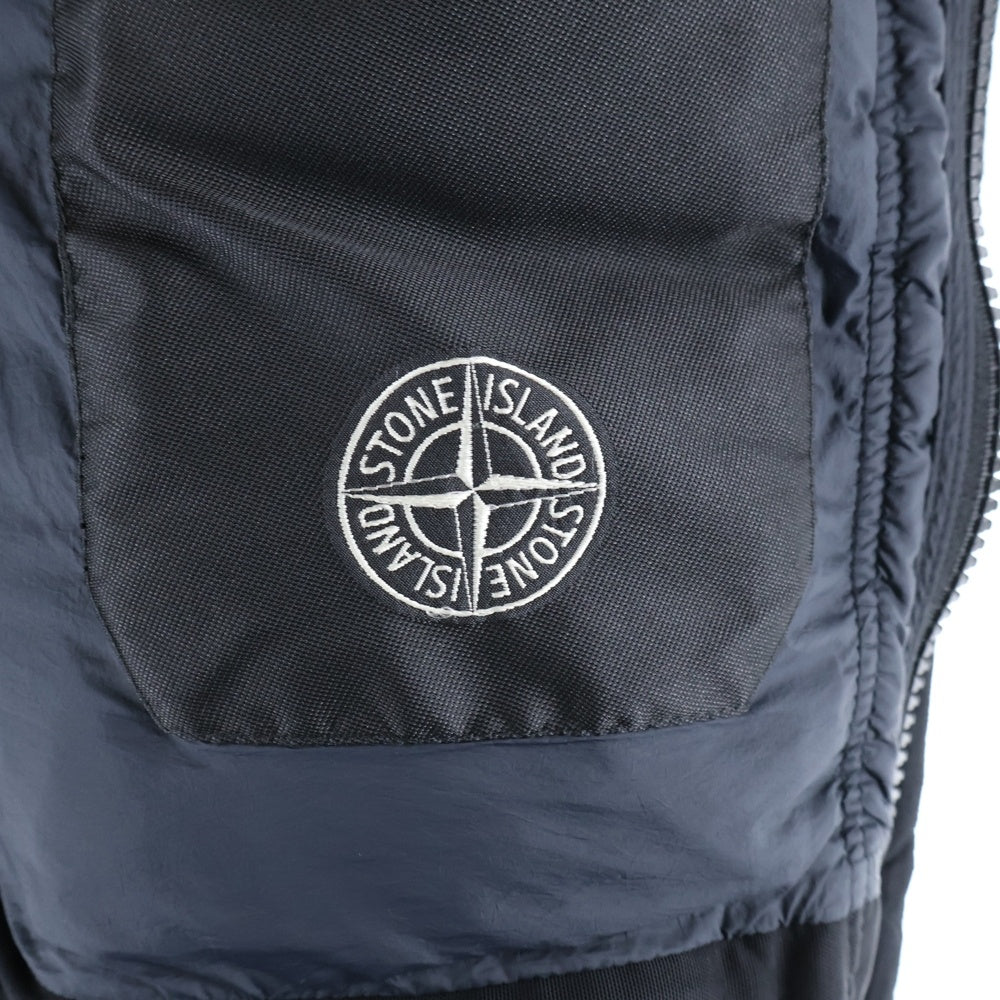 STONE ISLAND(ストーンアイランド) 21AW キルティング ダウンベスト 7515711G2-B ブラック