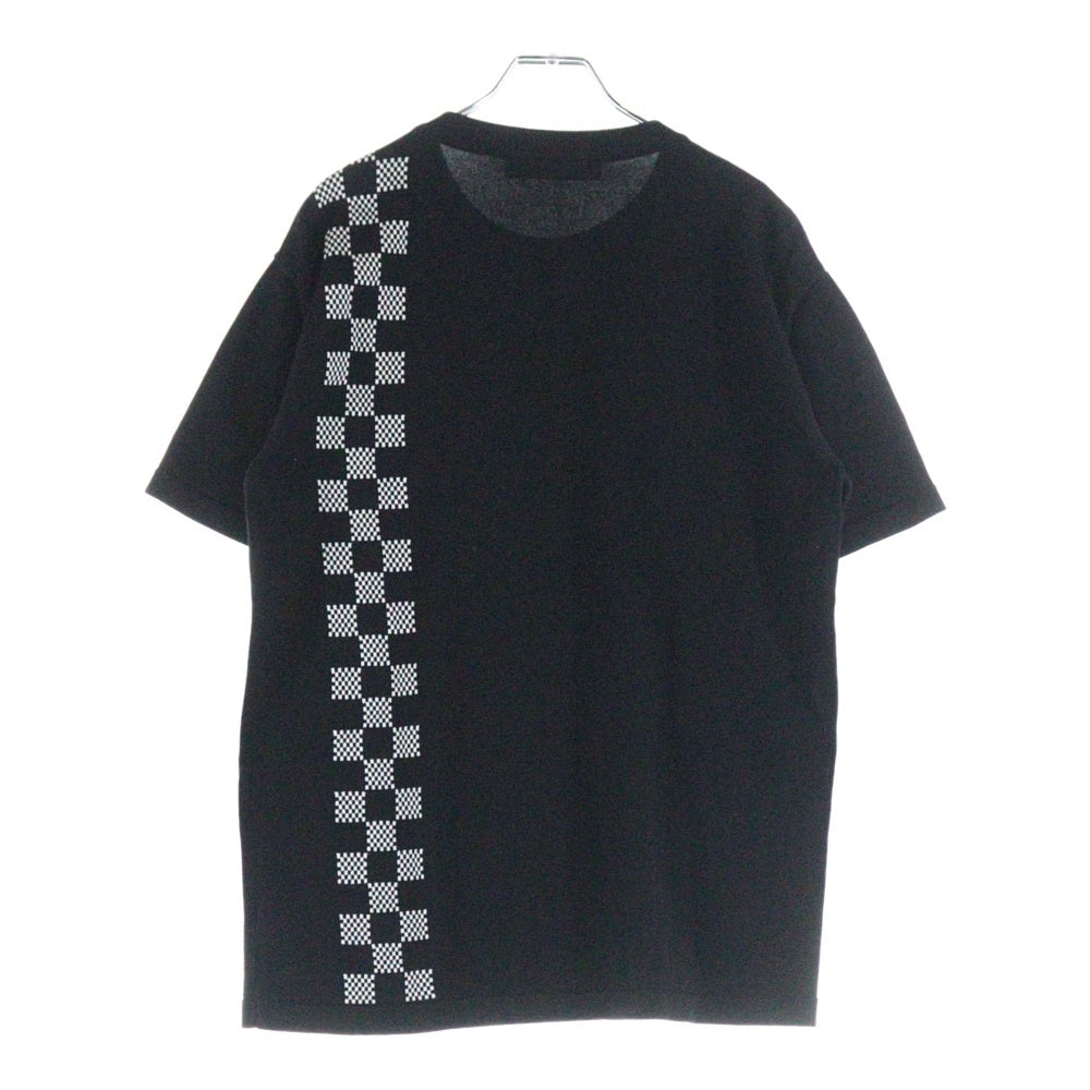 LOUIS VUITTON(ルイヴィトン) ダミエストライプ ジャカード半袖Tシャツ RM211 ZLW HKN86W ブラック