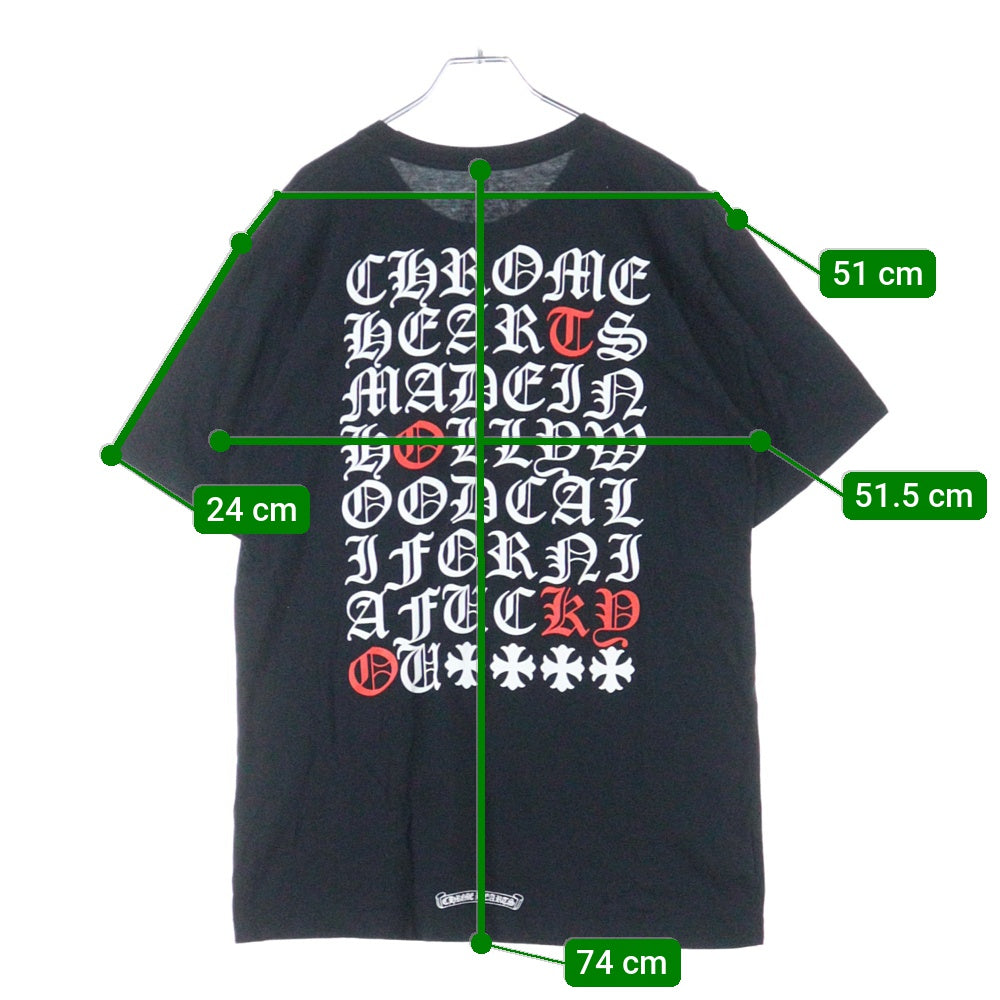 CHROME HEARTS(クロムハーツ) Made In Hollywood Tokyo Logo メイドインハリウッドトーキョー Tシャツ 2212-304-0095