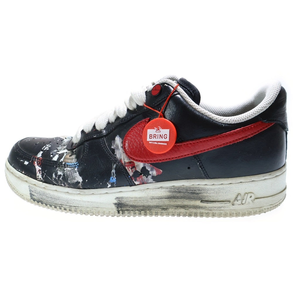 NIKE(ナイキ) ×PEACEMINUSONE AIR FORCE1 LOW PARA NOISE AQ3692-002 韓国限定 ピースマイナスワン パラノイズ ローカットスニーカー ブラック US9/27.0cm