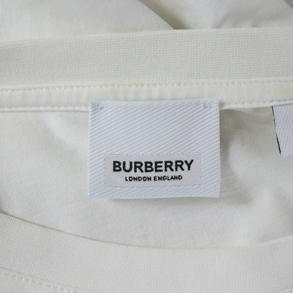 BURBERRY(バーバリー) HORSE FERRY PRINT 8040691 ホース フェリー プリント クルーネック半袖Tシャツ カットソー ホワイト