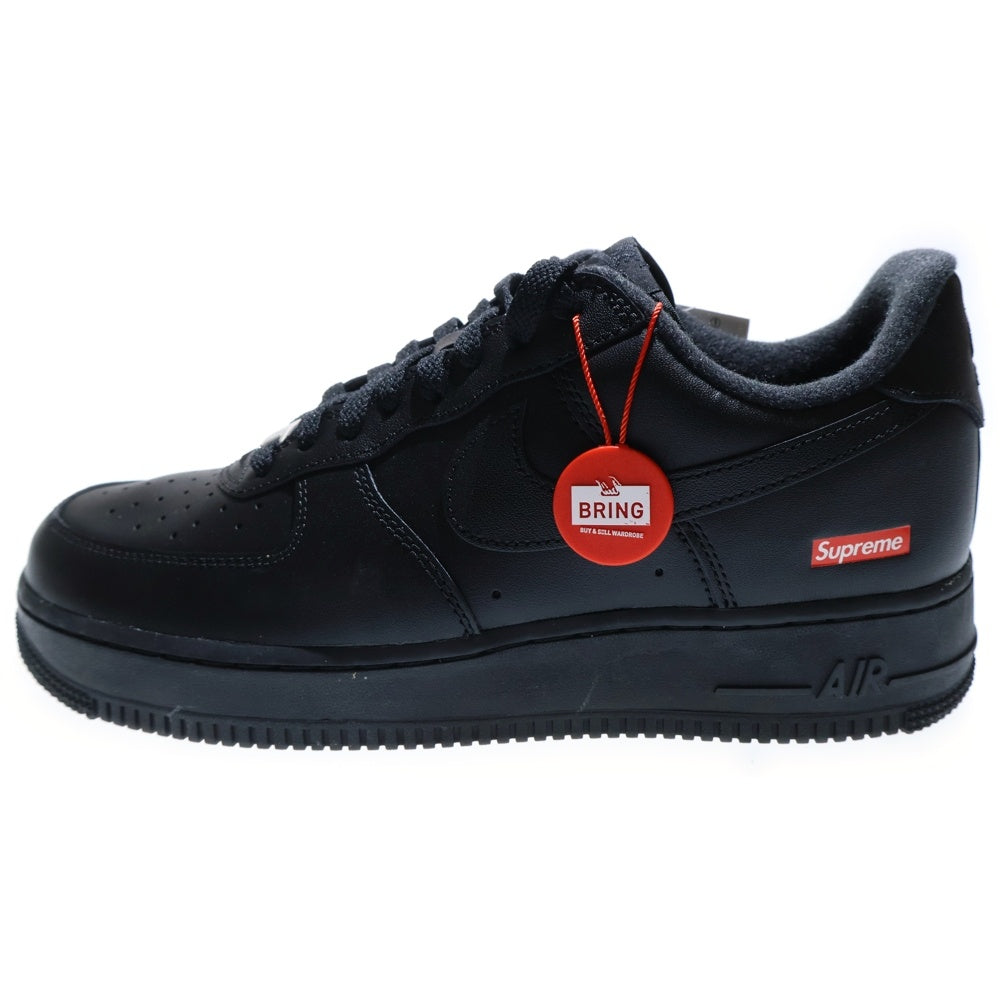 NIKE(ナイキ) ×SUPREME AIR FORCE 1 LOW CU9225-001 エアフォース1 ローカットスニーカー ブラック US9/27.0cm