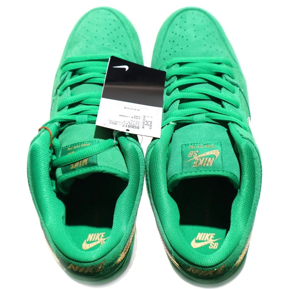 NIKE SB(ナイキエスビー) DUNK LOW PRO St. Patrick's Day BQ6817-303 ダンク セントパトリックデー ローカットスニーカー グリーン US9/27.0cm