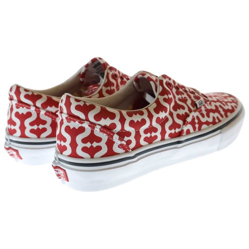 SUPREME(シュプリーム) ×VANS Skate Era Monogram S Logo バンズ スケート エラ モノグラムSロゴ ローカットスニーカー レッド US8.5/26.5cm