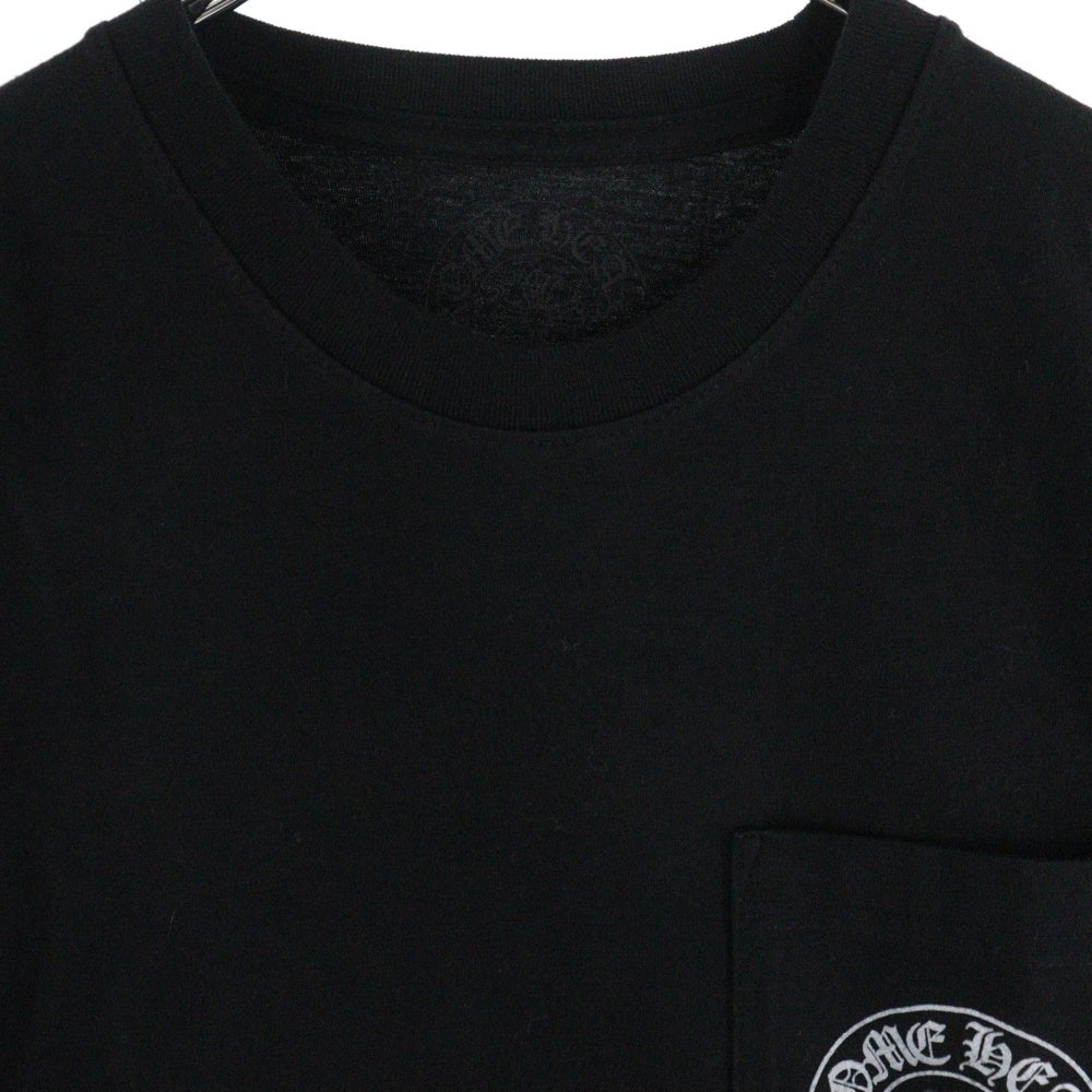 CHROME HEARTS(クロムハーツ) LAS VEGAS EXCLUSIVE HORSESHOE SS TEE ラスベガス限定 ホースシュープリント クルーネック 半袖Tシャツ カットソー ブラック/シルバー
