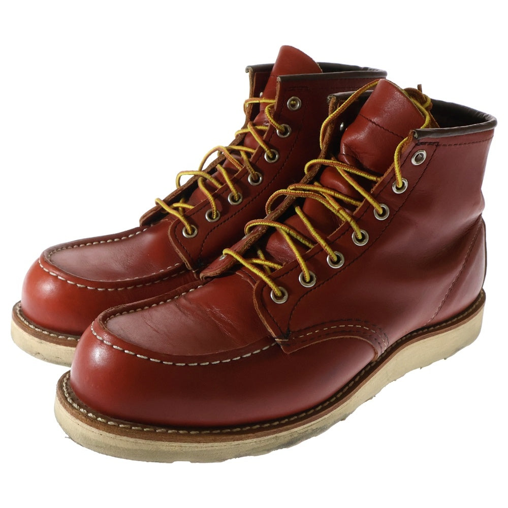 RED WING(レッド ウイング) 6-inch Classic Moc 6インチクラシックモックブーツ 犬タグ復刻 レッドブラウン 08875-1
