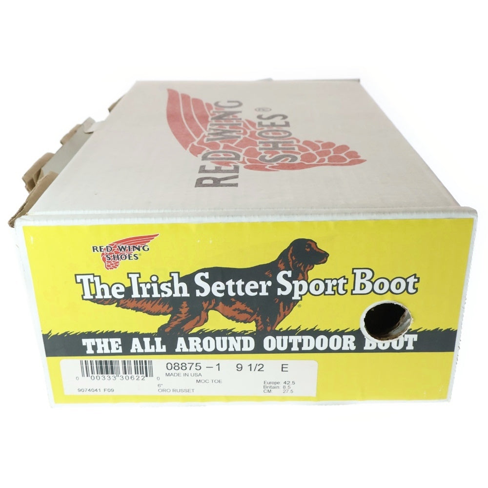 RED WING(レッド ウイング) 6-inch Classic Moc 6インチクラシックモックブーツ 犬タグ復刻 レッドブラウン 08875-1