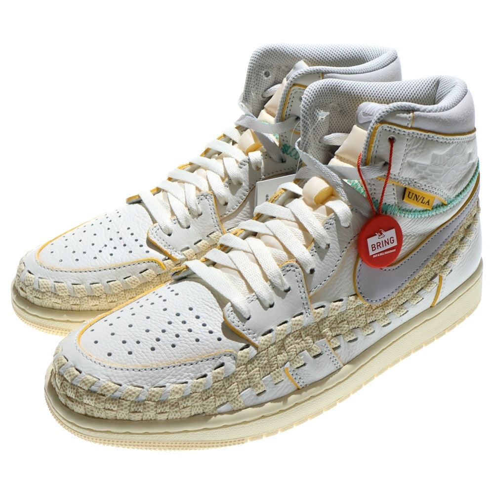 NIKE(ナイキ) ×UNION LA×BEPHIES BEAUTY SUPPLY AIR JORDAN 1 FD2565-100 ユニオン ビフィーズ ビューティ サプライ エアジョーダン 1 ハイカットスニーカー US9.5/27.5cm