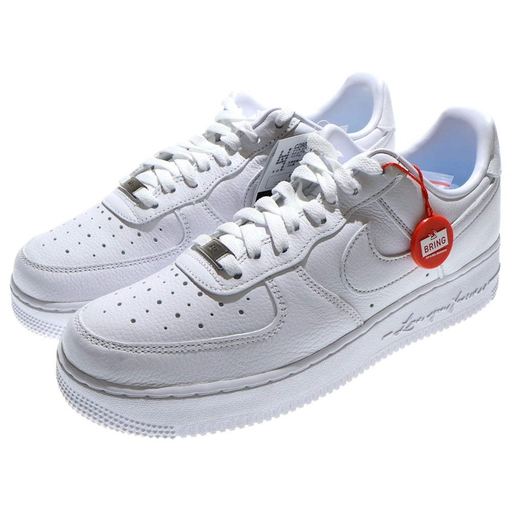 NIKE(ナイキ) AIR FORCE 1 LOW SP DRAKE NOCTA CZ8065-100 ドレイク ノクタ エアフォース1 ロースペシャル ローカットスニーカー ホワイト US9.5/27.5cm