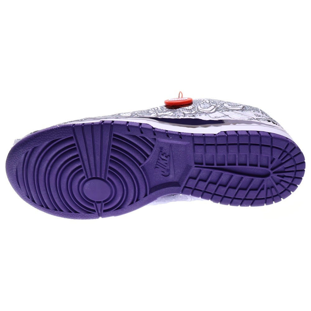 NIKE(ナイキ) MNS DUNK LOW FLIP THE OLD SCHOOL DJ4636-100 ダンク フリップ ザ オールドスクール ローカットスニーカー ホワイト/パープル US10.5/27.5cm