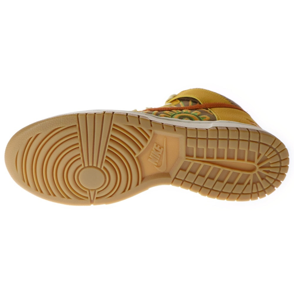 NIKE(ナイキ) DUNK HIGH PREMIUM SOMOS FAMILIA DZ5354-045 ダンク ハイ プレミアム ソモス ファミリア ハイカットスニーカー イエロー US9.5/27.5cm