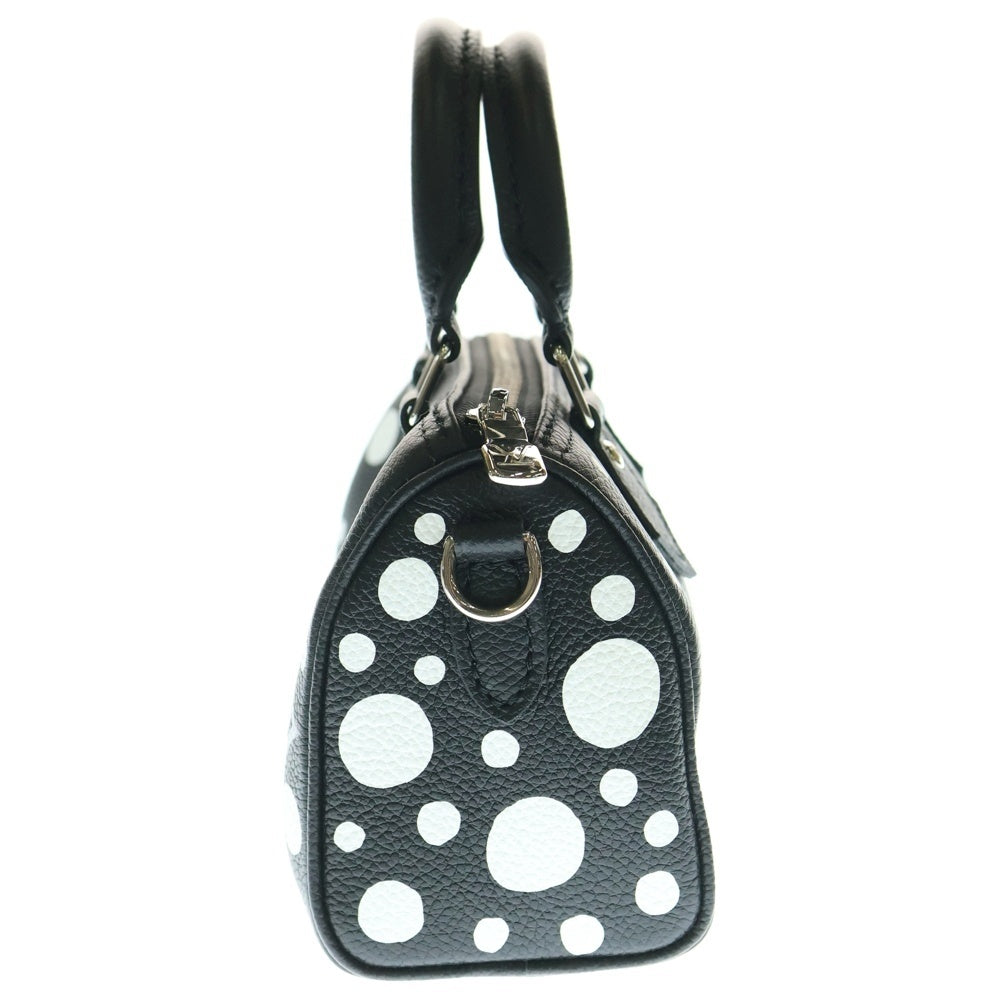 LOUIS VUITTON(ルイヴィトン) ×YK Nano Speedy M81910 ×草間彌生 モノグラム アンプラント ナノスピーディー 2WAYショルダーバッグ ブラック