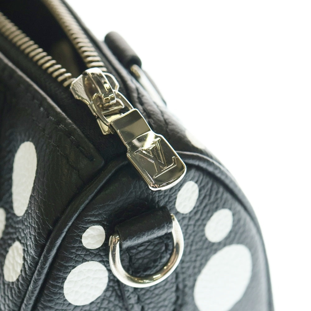 LOUIS VUITTON(ルイヴィトン) ×YK Nano Speedy M81910 ×草間彌生 モノグラム アンプラント ナノスピーディー 2WAYショルダーバッグ ブラック
