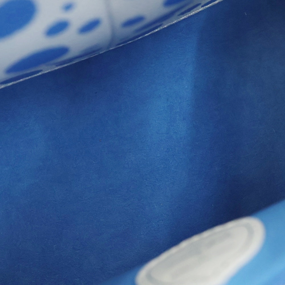 LOUIS VUITTON(ルイヴィトン) ×YK On The Go PM Leather Handbag M46424 ×草間彌生 オンザゴー PM モノグラムレザー2WAYハンドバッグ ブルー