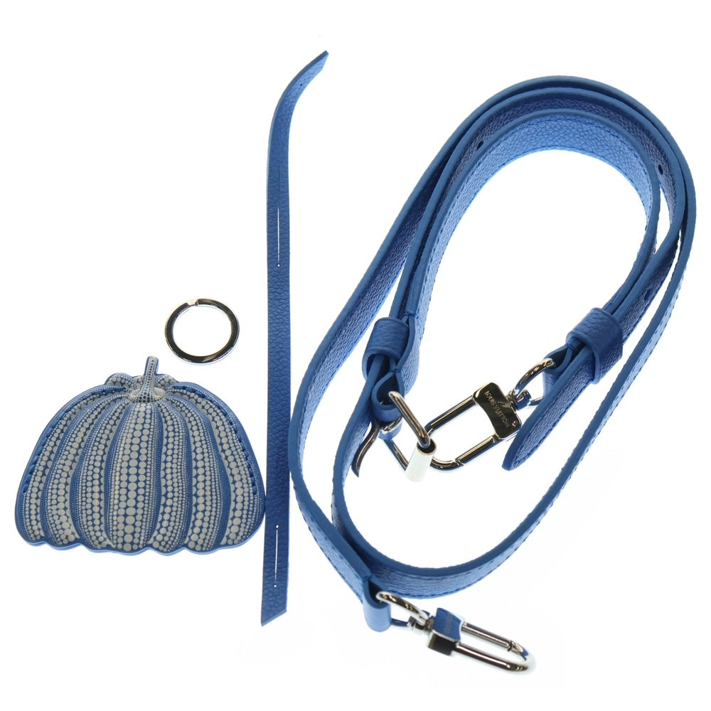 LOUIS VUITTON(ルイヴィトン) ×YK On The Go PM Leather Handbag M46424 ×草間彌生 オンザゴー PM モノグラムレザー2WAYハンドバッグ ブルー