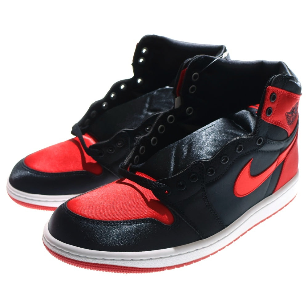 NIKE(ナイキ) WMNS AIR JORDAN1 RETRO HIGH OG FD4810-061 エアジョーダン1 サテンブレッド ハイカットスニーカー US10/27.0cm レッド