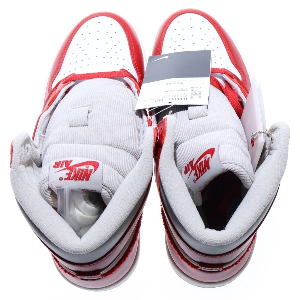 NIKE(ナイキ) WMNS AIR JORDAN1 RETRO HIGH OG DJ4891-061 ウィメンズ エアジョーダン1 レトロ ハイカットスニーカー レッド レディース US7/24.0cm