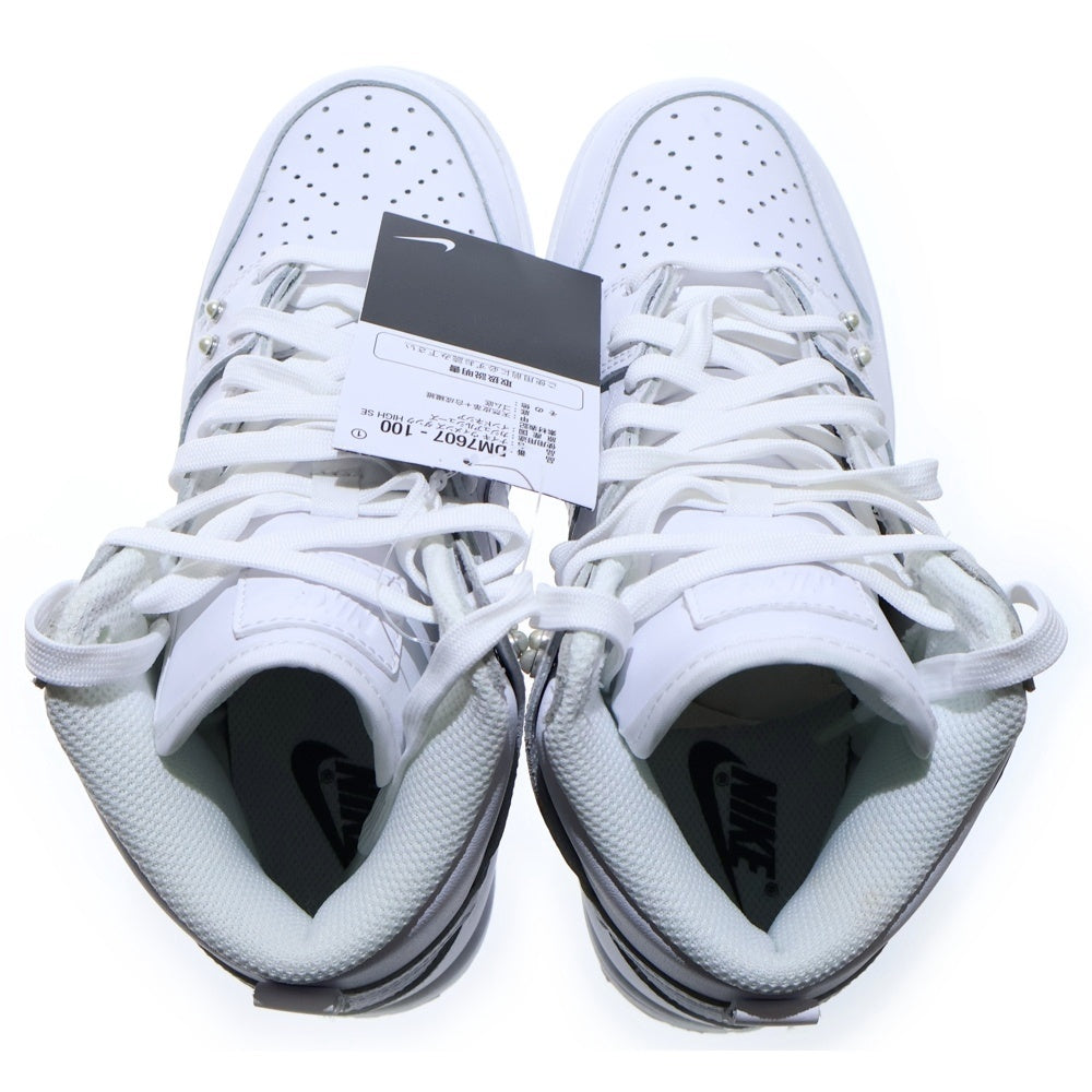 NIKE(ナイキ) WMNS DUNK HI SE ダンク ハイカットスニーカー US6/23.0cm ホワイト レディース