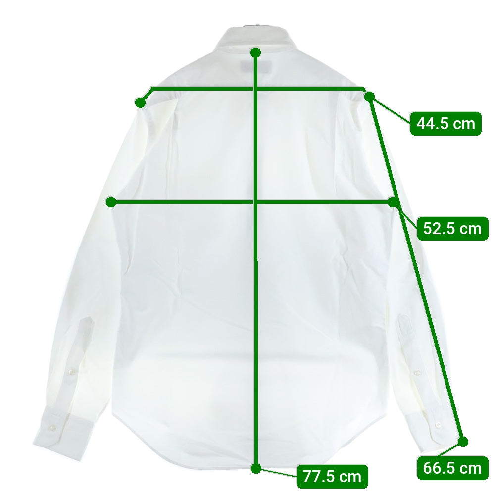 THOM BROWNE(トムブラウン) トリコロールオックスフォードBDシャツ ホワイト MWL010E-00139100