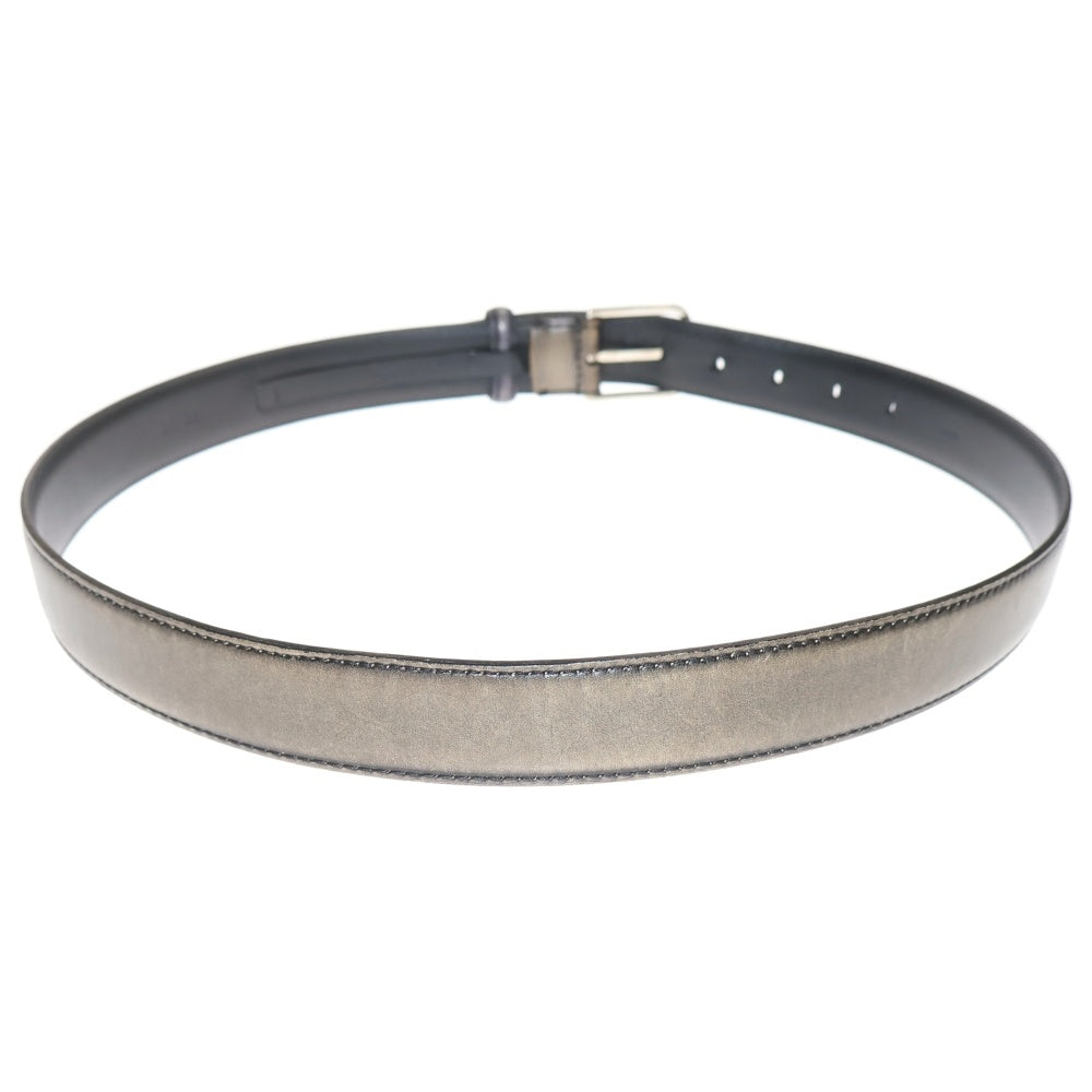 Berluti(ベルルッティ) パティーヌ レザーベルト バックル グレー N0178