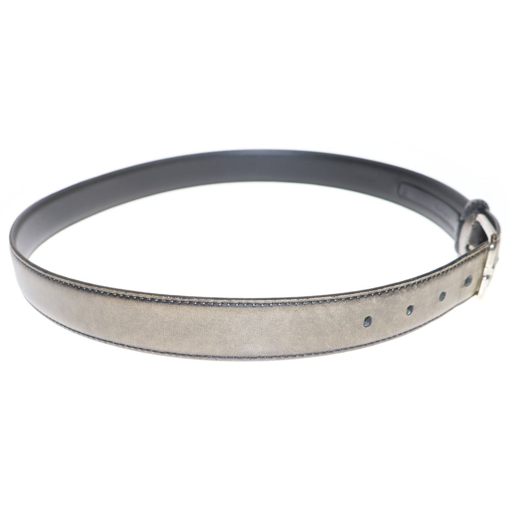 Berluti(ベルルッティ) パティーヌ レザーベルト バックル グレー N0178