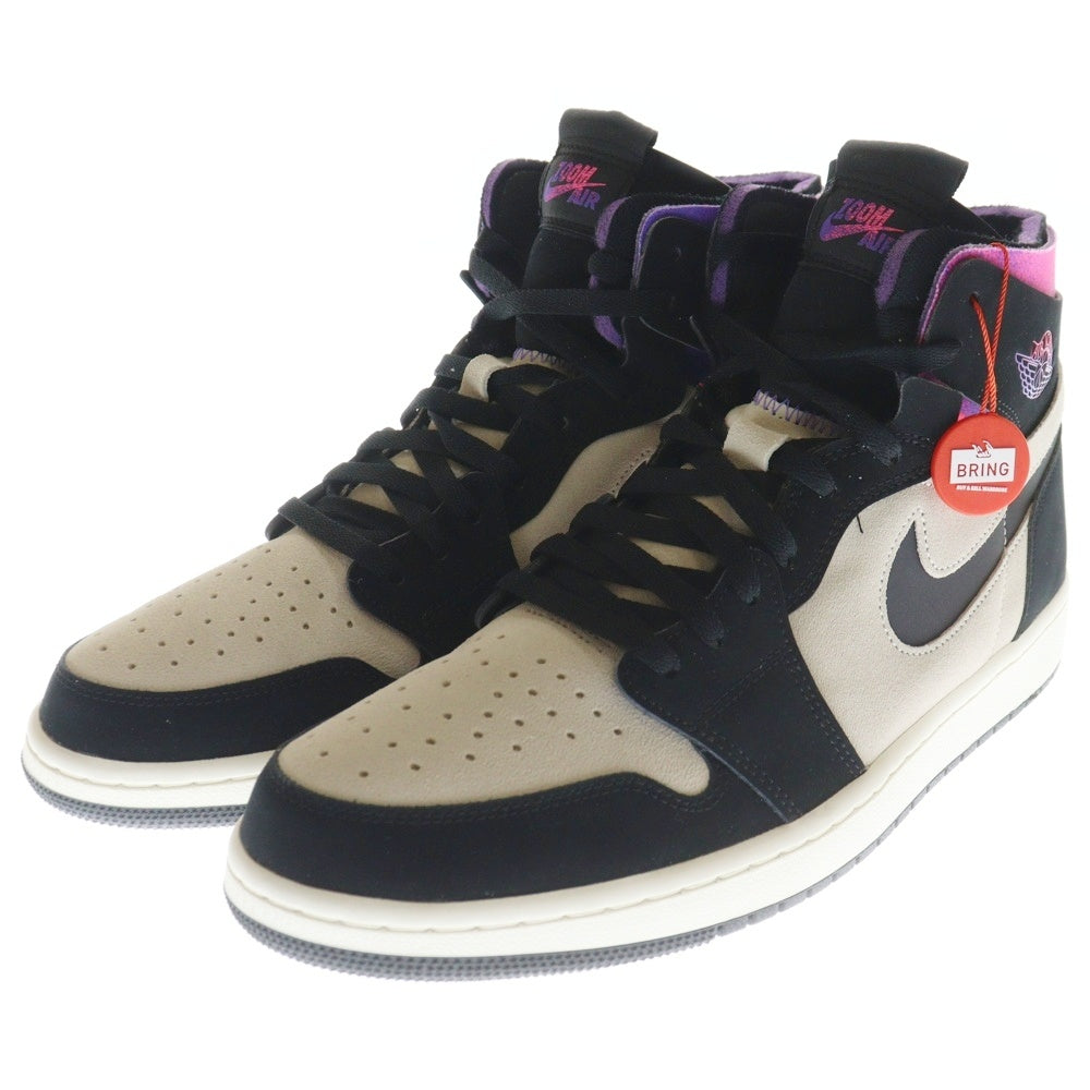 NIKE(ナイキ) ×PSG AIR JORDAN 1 HIGH ZOOM AIR COMFORT PARIS SAINT GERMAIN DB3610-105 エアジョーダン1 パリサンジェルマン ハイカットスニーカー パープル US12.5/30.5cm