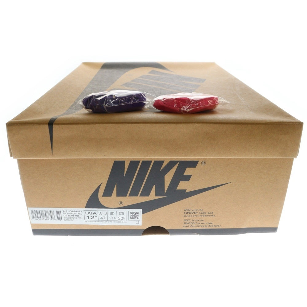 NIKE(ナイキ) ×PSG AIR JORDAN 1 HIGH ZOOM AIR COMFORT PARIS SAINT GERMAIN DB3610-105 エアジョーダン1 パリサンジェルマン ハイカットスニーカー パープル US12.5/30.5cm