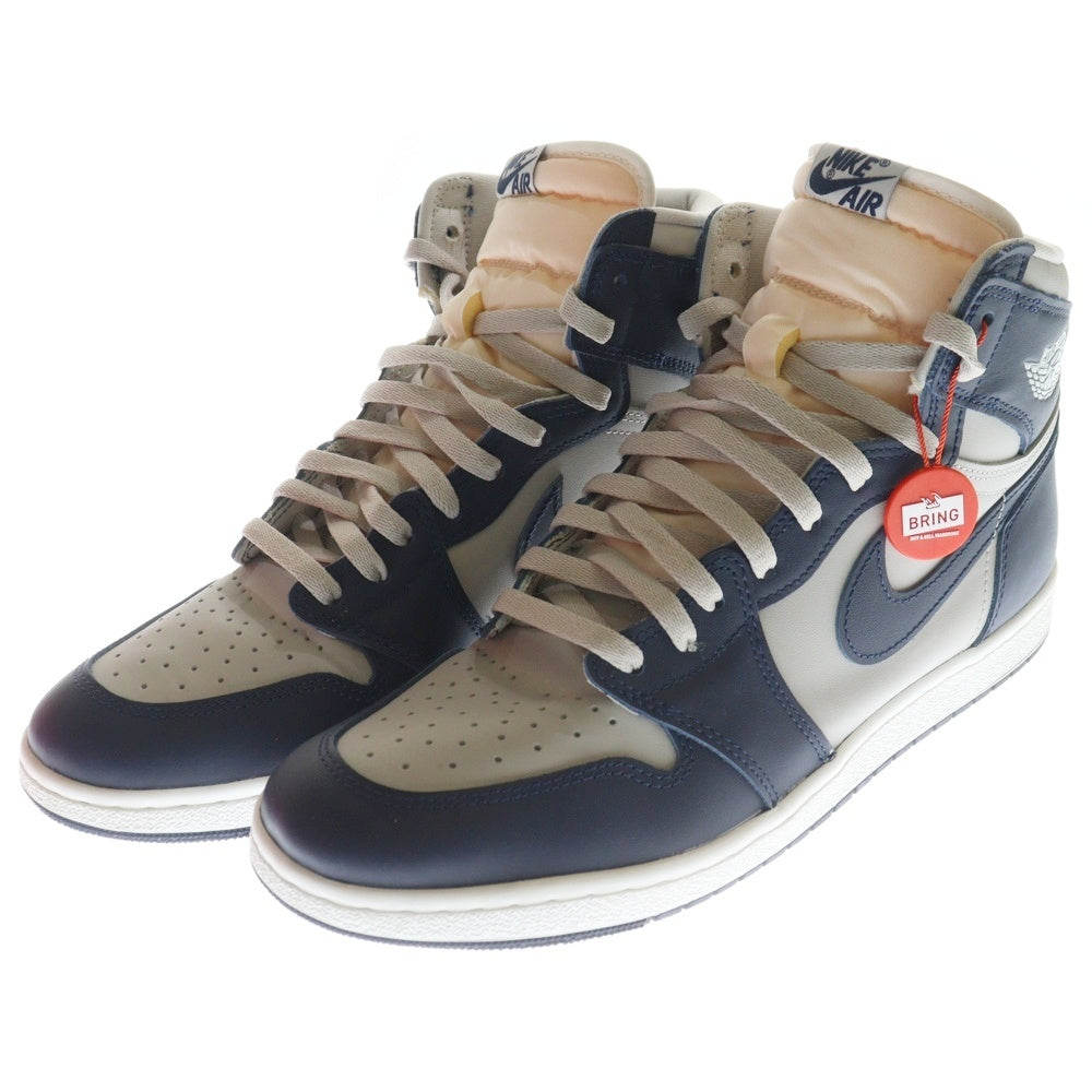 NIKE(ナイキ) AIR JORDAN 1 HIGH 85 GEORGETOWN BQ4422-400 エアジョーダン1 ジョージタウン ハイカットスニーカー ネイビー/グレー US12.5/30.5cm