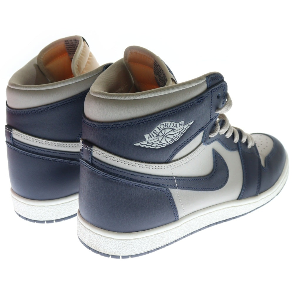 NIKE(ナイキ) AIR JORDAN 1 HIGH 85 GEORGETOWN BQ4422-400 エアジョーダン1 ジョージタウン ハイカットスニーカー ネイビー/グレー US12.5/30.5cm