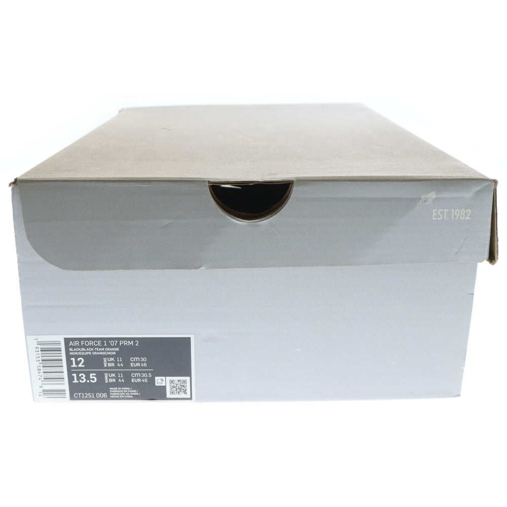 NIKE(ナイキ) AIR FORCE 1 LOW SHIBUYA HALLOWEEN CT1251-006 エアフォース1 渋谷ハロウィン ローカットスニーカー ブラック/オレンジ US12/30.0cm