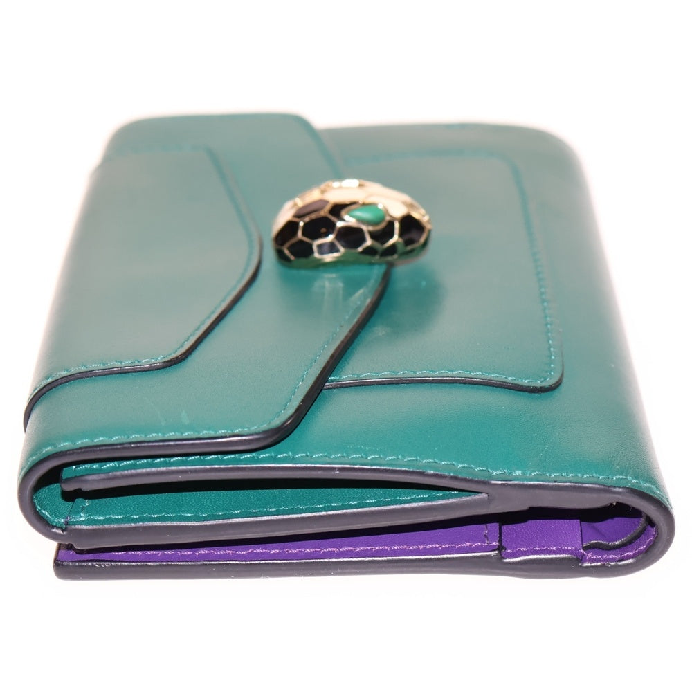 BVLGARI(ブルガリ) セルペンティ フォーエバー 二つ折り財布 カーフ