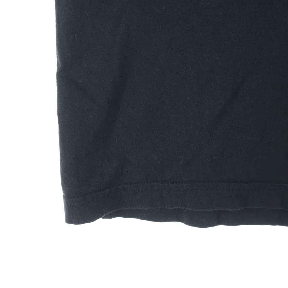 CELINE(セリーヌ) フロント ロゴプリント クルーネック半袖Tシャツ ブラック X008370E