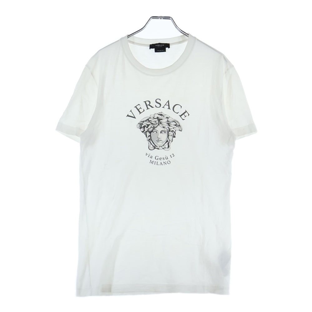 GIANNI VERSACE(ジャンニ ヴェルサーチ) メデューサ プリント Tシャツ 半袖カットソー A88659 ホワイト