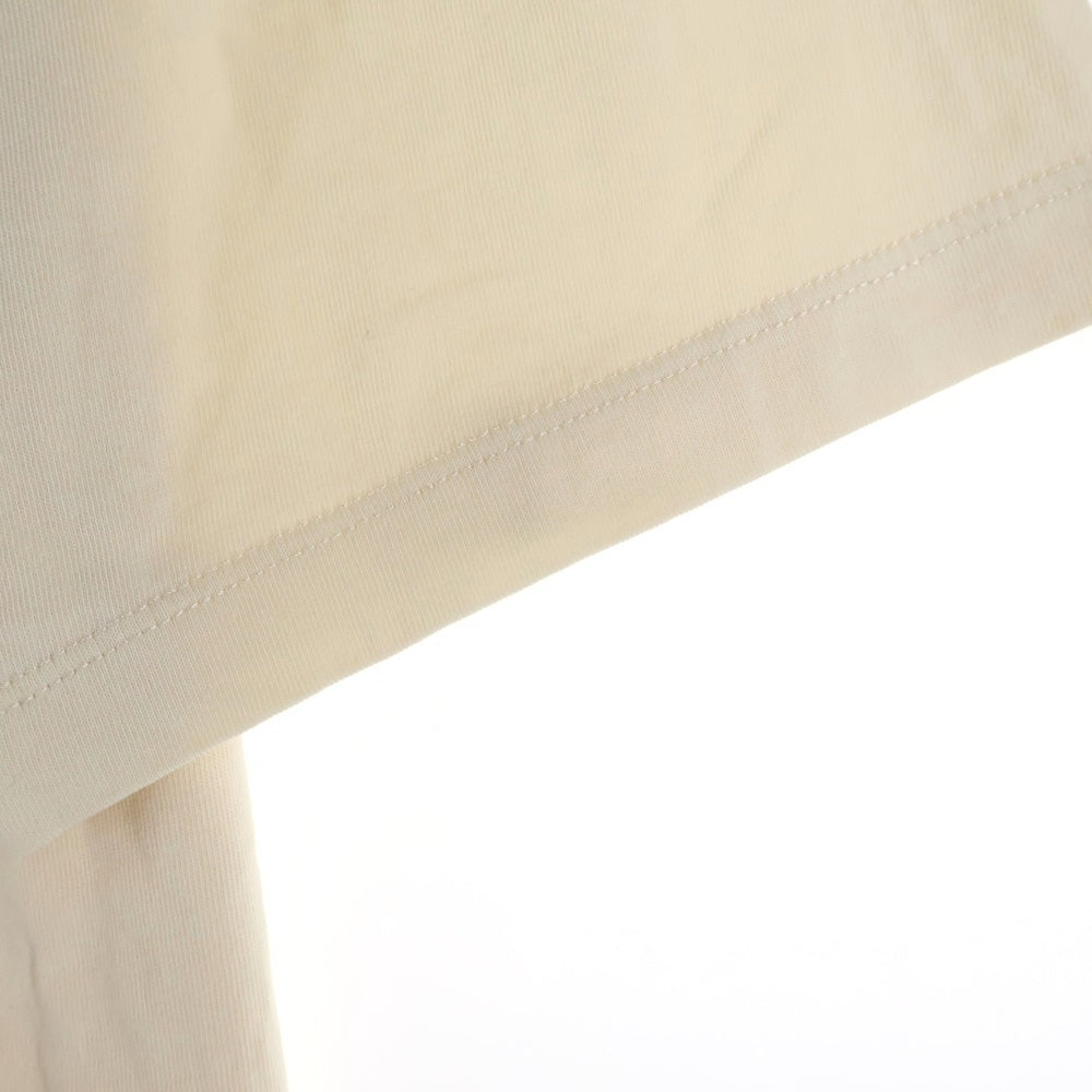 LOEWE(ロエベ) 22SS Cactus Logo Embroidery Tee パウラズイビザ ロゴ刺繍ショートスリーブカットソー 半袖Tシャツ ベージュ S616Y22J02