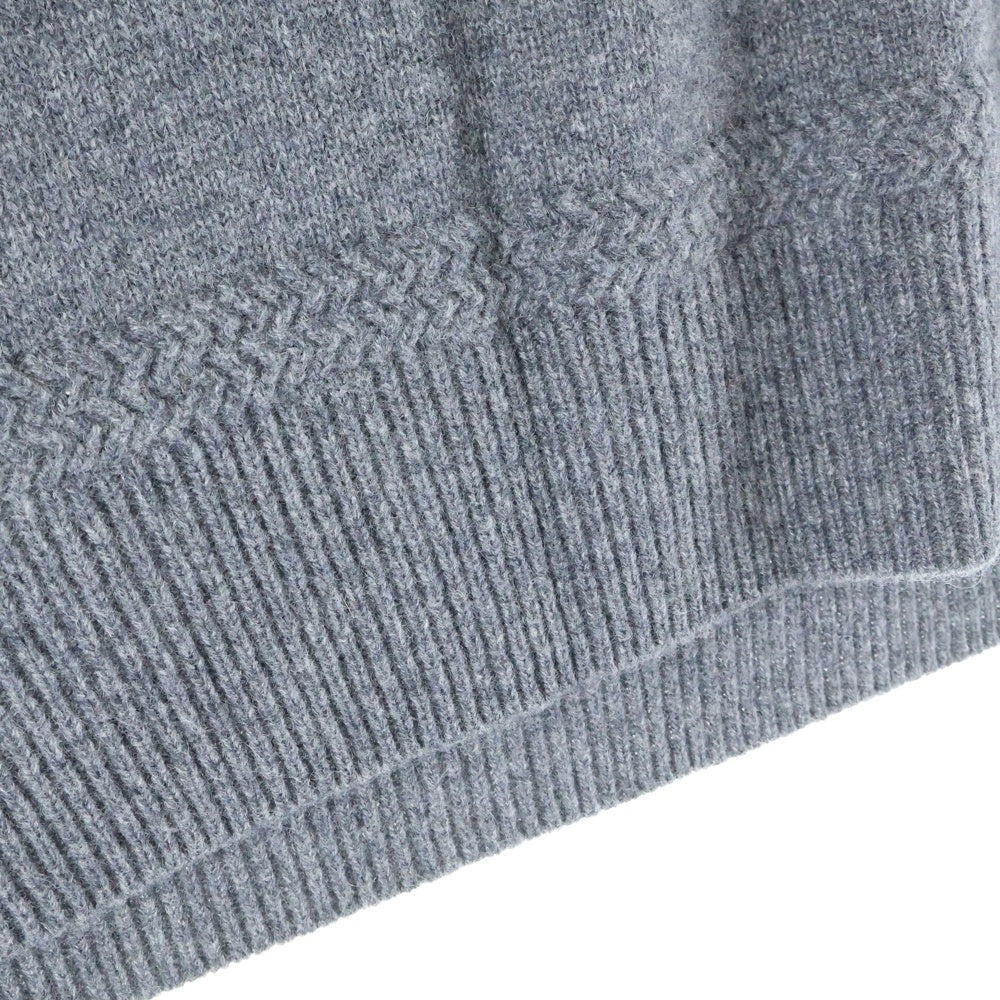BURBERRY(バーバリー) TBロゴクルーネックニット セーター カシミヤ グレー 8033176/70F